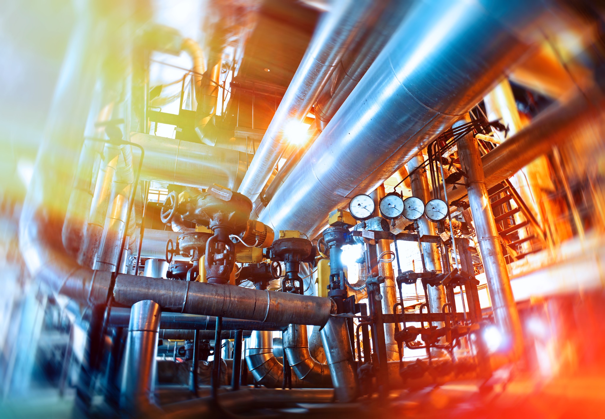 Industrial piping, valves and instrumentation